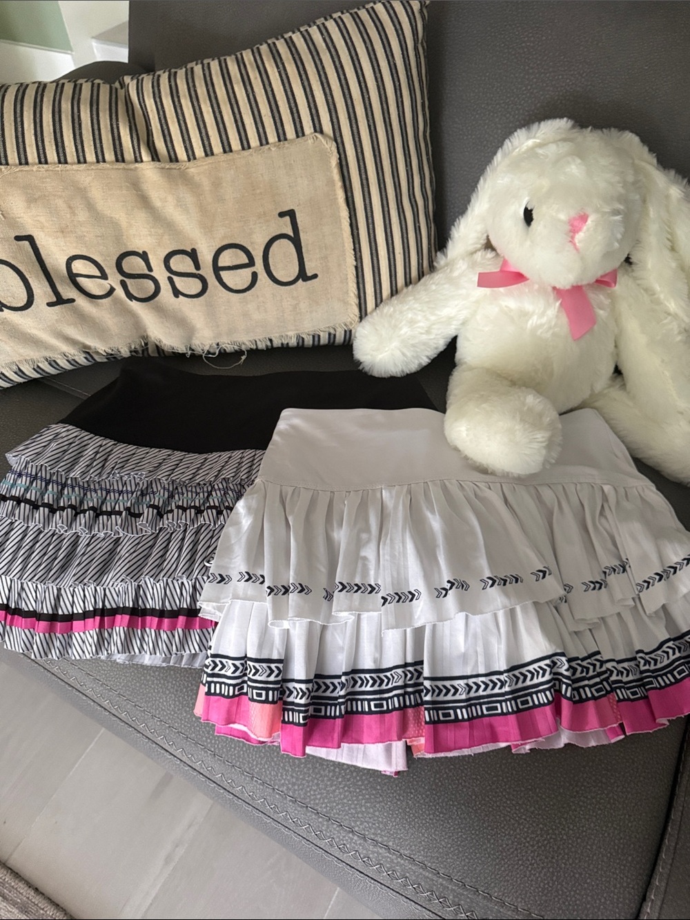 Lucky in Love Burgundy Tennis skirts 2 for 1